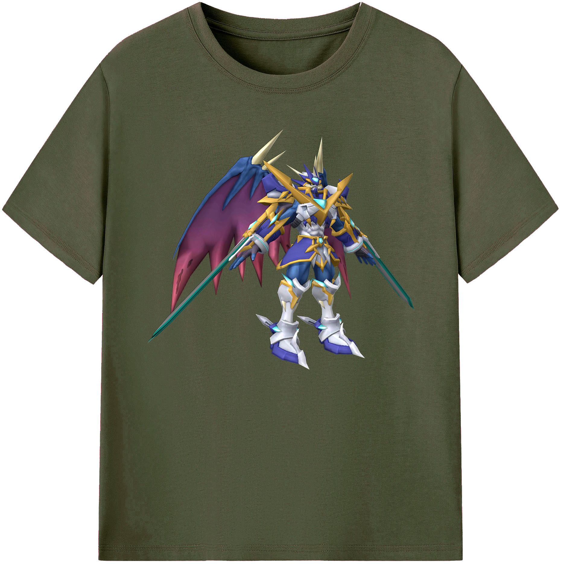 （画像用） Digimon デジタルモンスター/デジモン 綿100％ メンズ半袖Tシャツ｜肌触りやわらか＆通気性